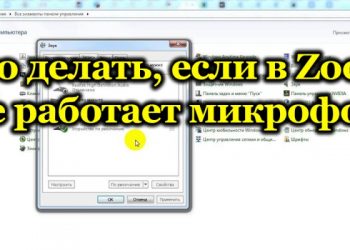 Как исправить неработающий микрофон в Zoom