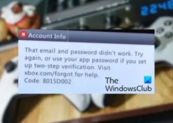 Исправить код ошибки Xbox Live 8015D002 на Xbox 360