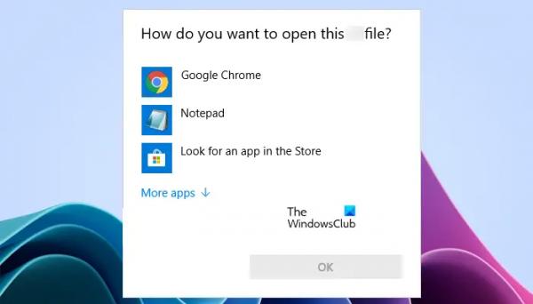  
Как вы хотите открыть этот файл, постоянно всплывает в Windows