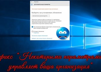 «Некоторыми параметрами управляет ваша организация» в Windows — что означает это сообщение и как его убрать?