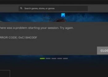 Код ошибки GeForce NOW 0xC184C00F