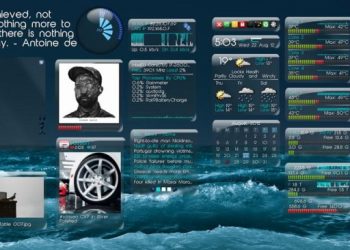 Как изменить рабочий стол Windows при помощи Rainmeter?