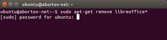  Установка LibreOffice в Ubuntu