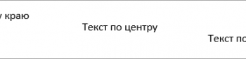 Выравнивание в Ворде