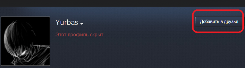  Поиск друга в Steam-клиенте