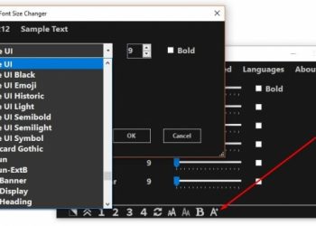 Как поменять шрифты в Windows 10