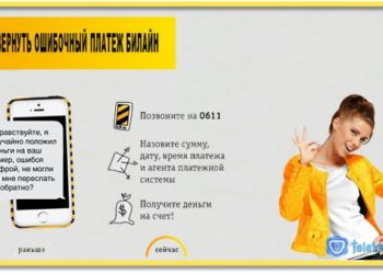 Как вернуть ошибочный платеж Билайн