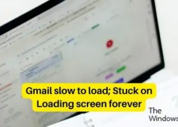 Gmail загружается медленно;  Застрял на экране загрузки навсегда