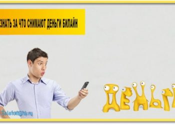 Как узнать за что снимают деньги Билайн