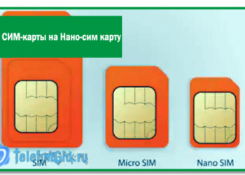 Замена СИМ-карты Мегафон на Нано-сим карту