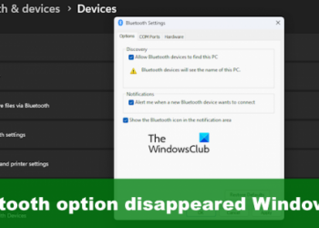 Опция Bluetooth исчезла в Windows 11