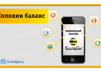 7 способов пополнить баланс Билайн