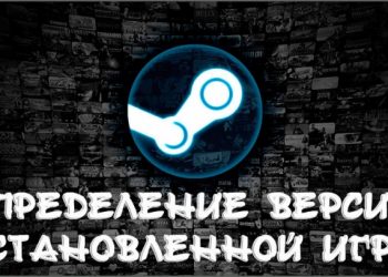 Определение версии установленной игры в Steam