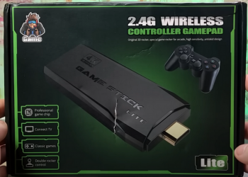 Как подключить игровую приставку Wireless Controller Gamepad к телевизору 2.4g