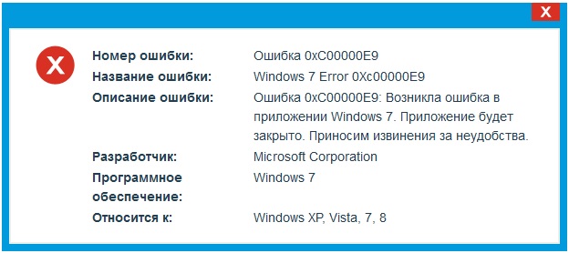  Устранение ошибки 0xc00000e9 на Windows 7, 8, 10