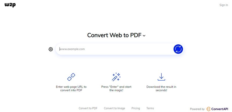 Варианты сохранения данных веб-страницы в документ формата PDF