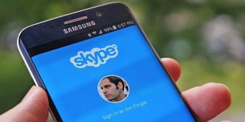  Включение демонстрации экрана в программе Skype