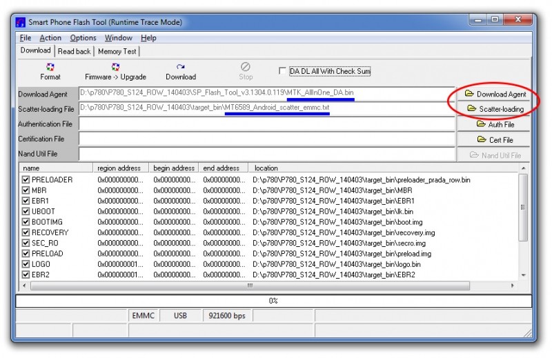  Прошивка телефонов через программу FlashTool