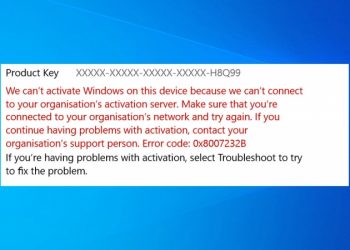 Способы устранения ошибки 0x8007232b при активации Windows 10