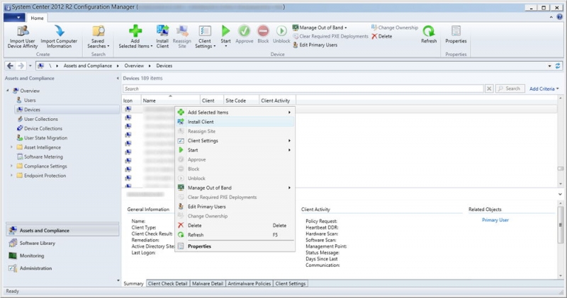  Установка и настройка System Center Configuration Manager 2012 r2