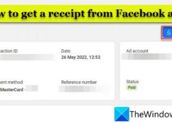 Как получить квитанцию ​​​​от рекламы в Facebook?