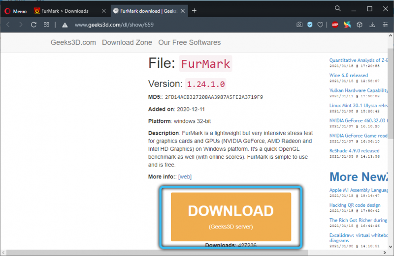  Программа FurMark: как её правильно использовать для тестирования видеокарты