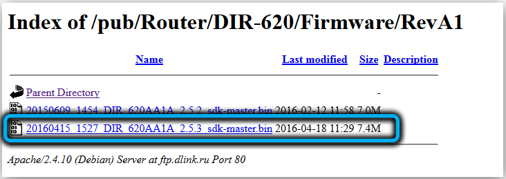  Прошивка и настройка роутера D-Link DIR-620