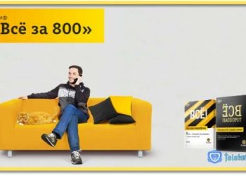 Тариф Билайн «Всё за 800» (постоплата/предоплата)
