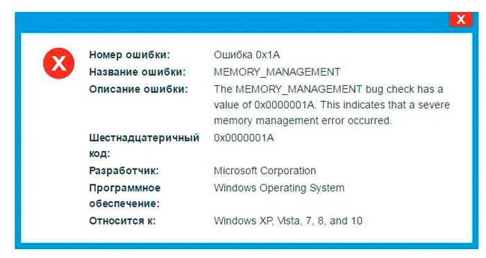  Способы исправления ошибки Memory Management в Windows