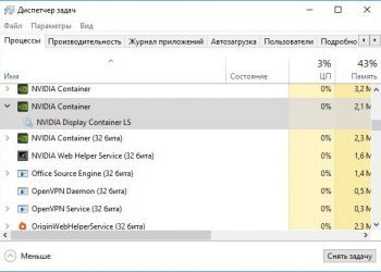 Процесс NVDisplay.Container.exe: почему он грузит процессор и как устранить проблему