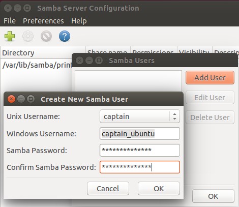  Настройка Samba на Ubuntu Server