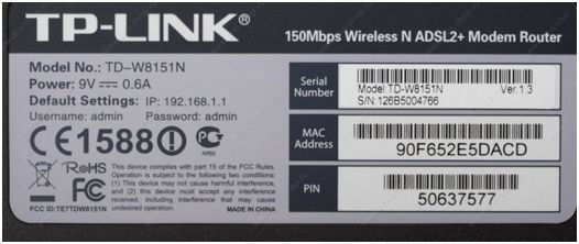  Настройка роутера TP-LINK TD-W8151N для работы с Ростелекомом
