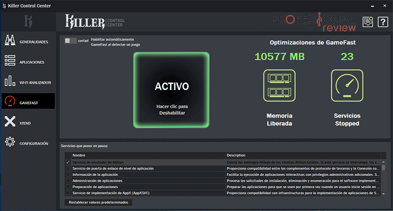  Назначение Killer Control Center, её функции и настройка