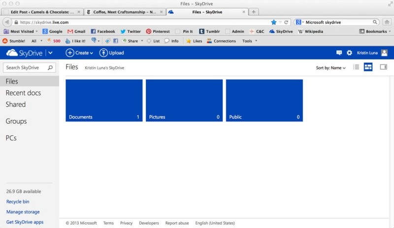  Что такое SkyDrive и как им пользоваться