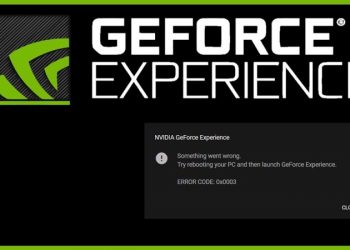Ошибка Geforce Experience 0x0003: почему появляется и как от неё избавиться