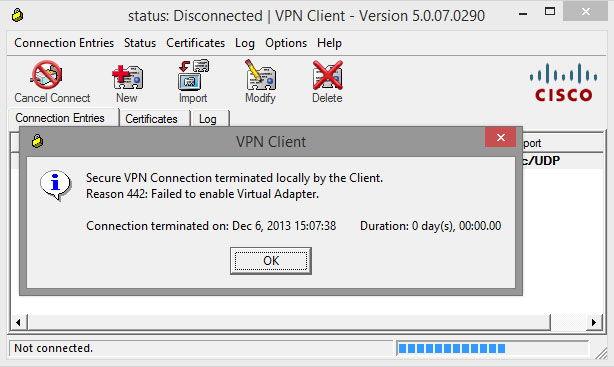  Как настроить Cisco VPN Client в Windows 10 и Windows 7