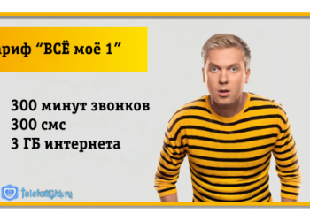 Тариф Билайн «ВСЁ моё 1»
