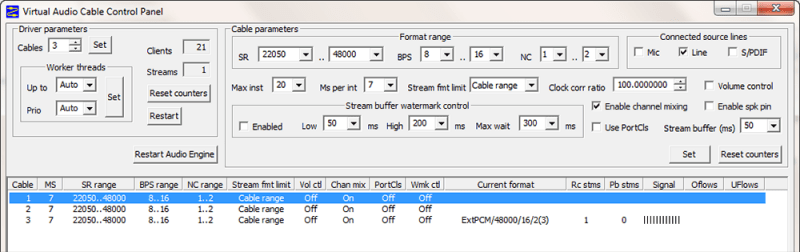  Установка и настройка Virtual Audio Cable