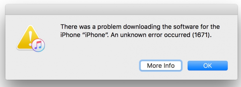  Методы устранения ошибки 1671 в iTunes