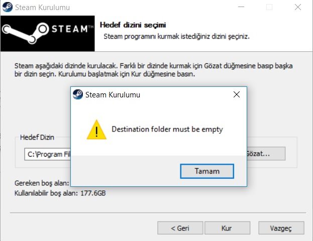  Ошибка «Destination folder must be empty» в Steam: с чем она связана и как её исправить