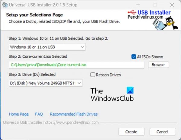  
Лучшее бесплатное программное обеспечение Bootable USB Maker для Windows 11/10