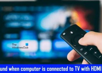 Нет звука, когда компьютер подключен к телевизору с помощью кабеля HDMI