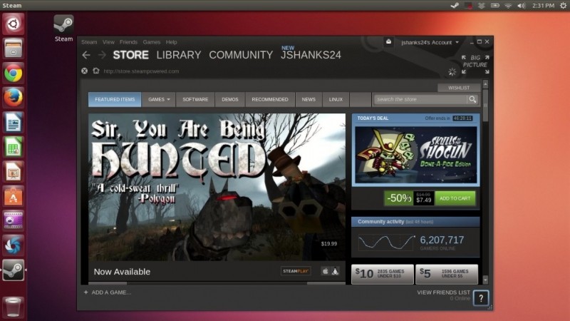  Установка Steam в Ubuntu