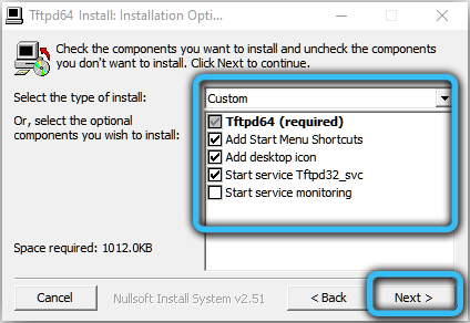  Создание в Windows TFTP сервера, настройка и проверка работоспособности