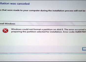 Решение ошибки 0x80070057 при установке или обновлении Windows