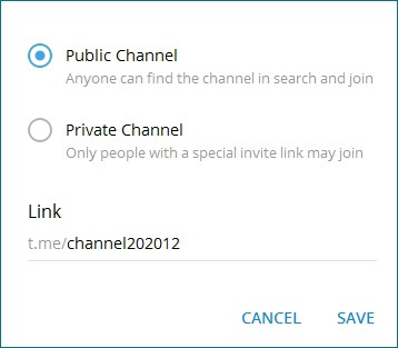  Как создавать ссылки на свой профиль и сообщества в «Telegram»
