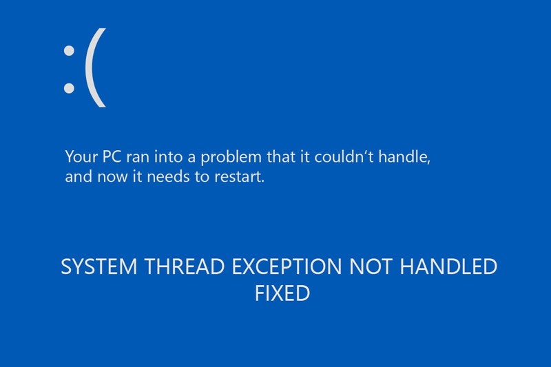  Почему появляется ошибка «System thread exception not handled», и как её исправить