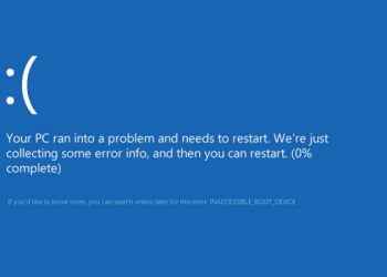 Решение ошибки INACCESSIBLE BOOT DEVICE при загрузке Windows