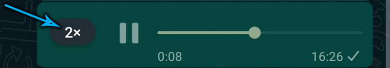  Что делать, если WhatsApp ускоряет голосовые сообщения