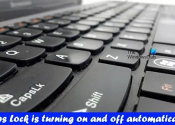 Caps Lock включается и выключается сам по себе в Windows 11/10